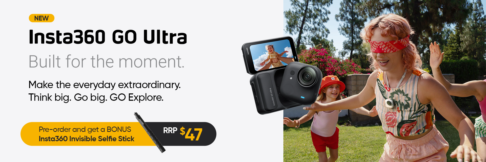 All new Insta360 GO Ultra